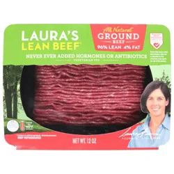 Laura's Lean 96%/4% Ground Beef 12 oz