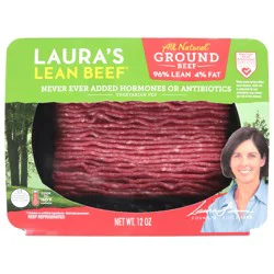 Laura's Lean 96%/4% Ground Beef 12 oz