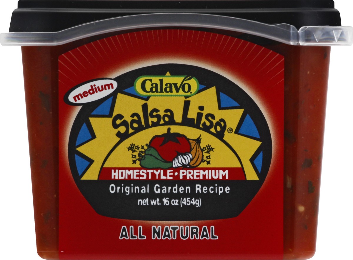 slide 1 of 13, Calavo Salsa Lisa Medium Homestyle Premium Salsa 16 oz, 16 oz