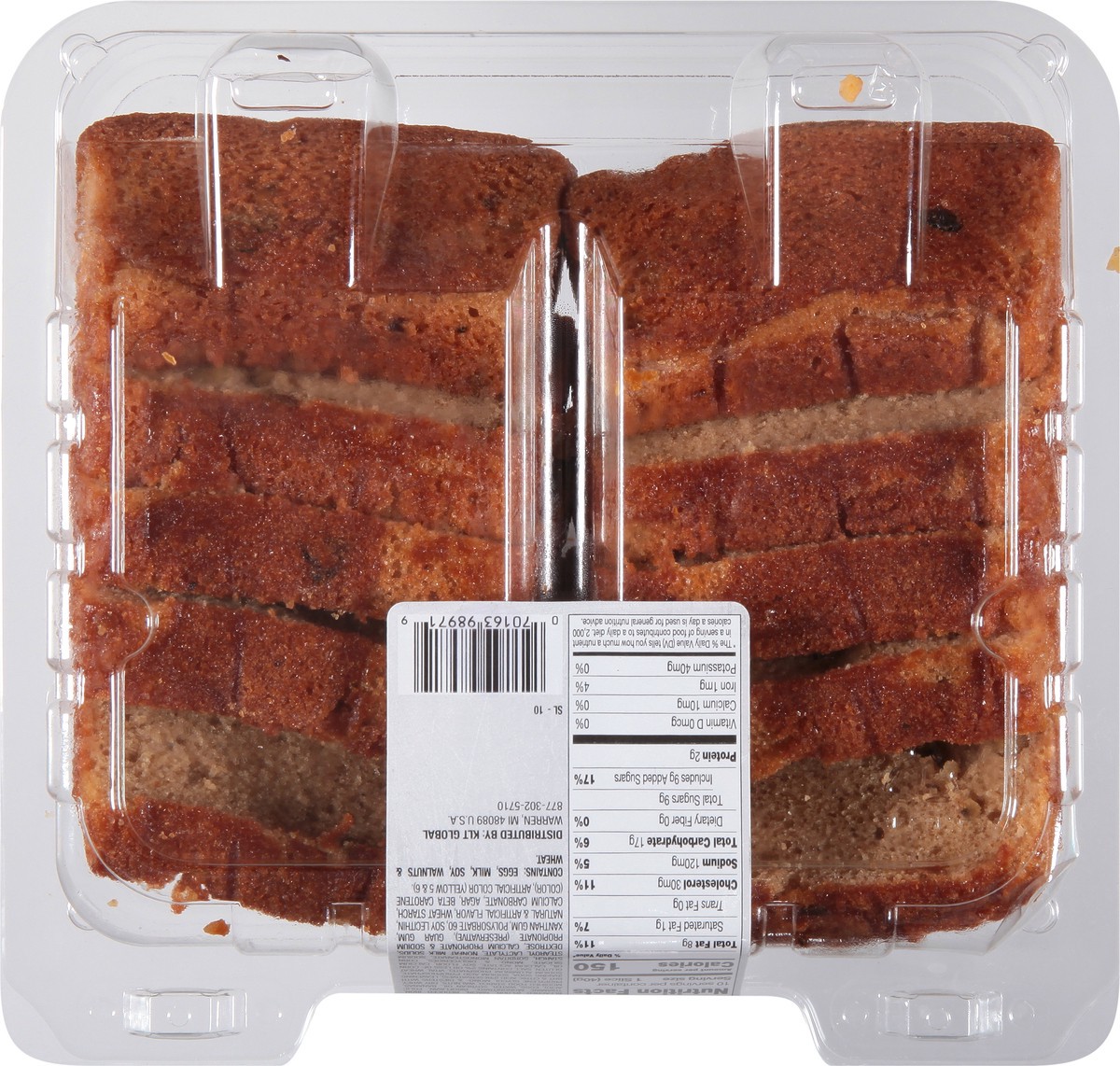 slide 5 of 12, Sabrina's Sliced Banana Nut Loaf Cake 14 oz, 14 oz