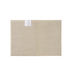 Room & Retreat Memory Foam Bath Mat, 17 in x 24 in, Beige
