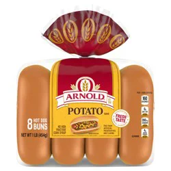 Arnold Potato Buns, 8 count, 16 oz