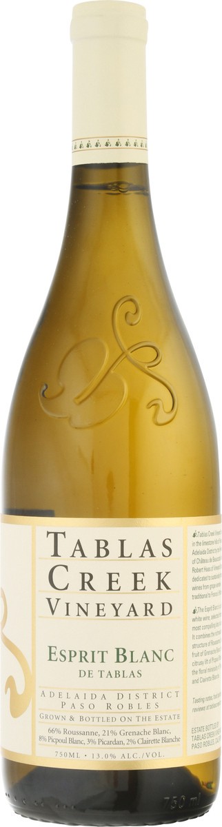 slide 8 of 9, Tablas Creek Vineyard Esprit De Beaucastel Blanc Wine, 750 ml