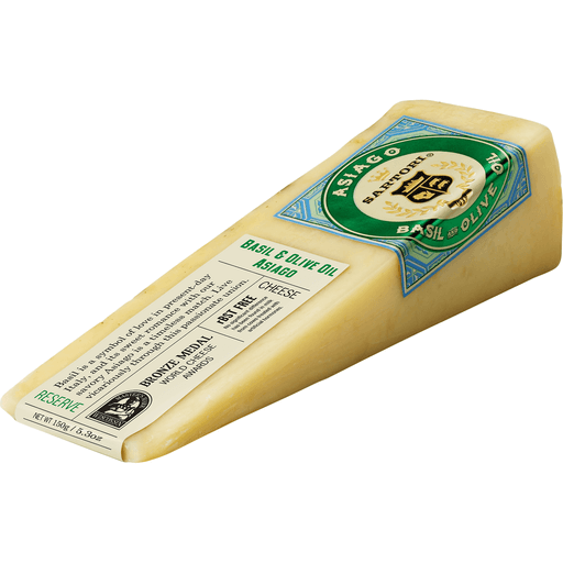 slide 4 of 7, Sartori Basil Asiago, 5.3 oz