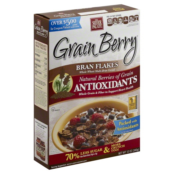 slide 1 of 1, The Silver Palate Grain Berry Bran Flakes, 12 oz