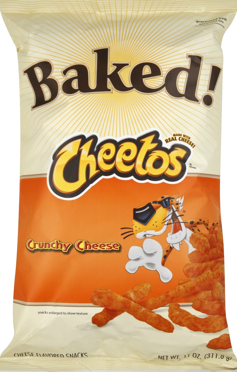 slide 5 of 6, Cheetos Baked Crunchy Cheese Flavored Snacks, 11 oz