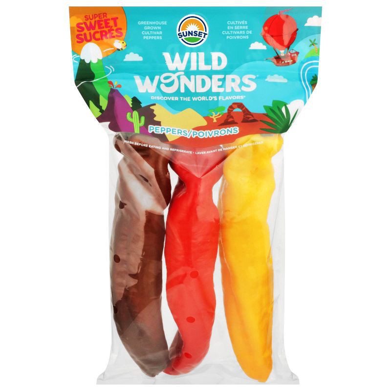 slide 1 of 5, Sunset Wild Wonders Sweet Peppers - 12oz, 12 oz