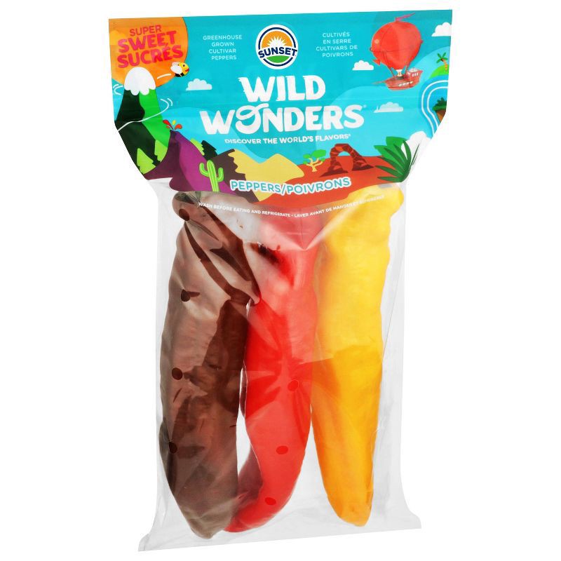 slide 2 of 5, Sunset Wild Wonders Sweet Peppers - 12oz, 12 oz