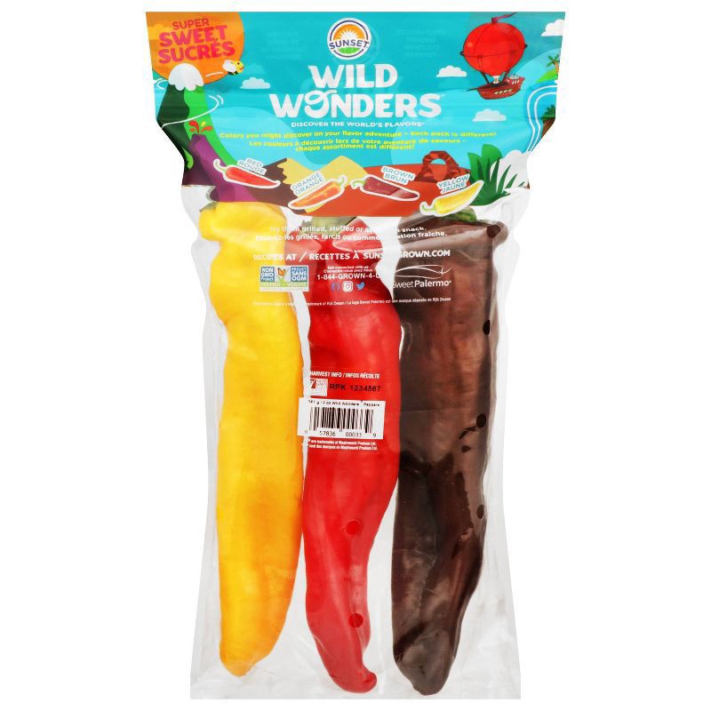 slide 5 of 5, Sunset Wild Wonders Sweet Peppers - 12oz, 12 oz