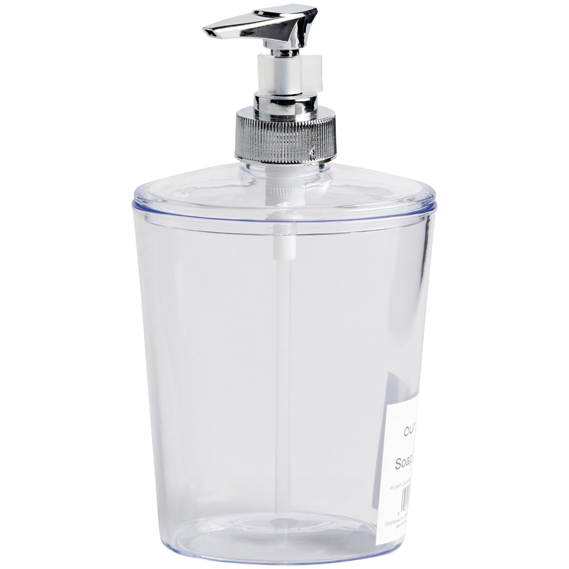 slide 1 of 1, our goods Soap Dispenser - Clear, 1 ct