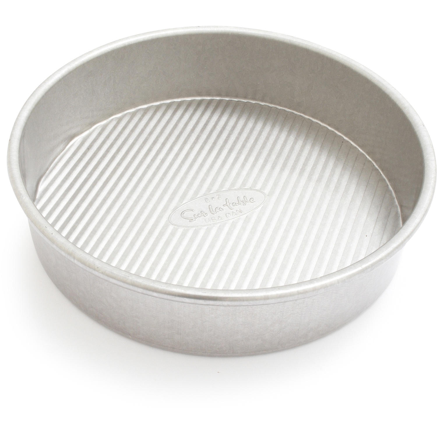 slide 1 of 1, Sur La Table Platinum Professional Round Cake Pan, 8 in x 2 in