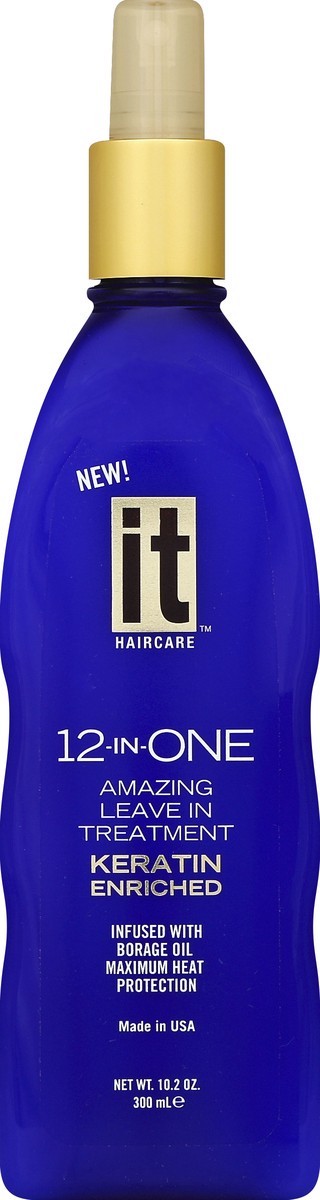 slide 1 of 3, It Keratin Leave In Treatment, 10.2 fl oz