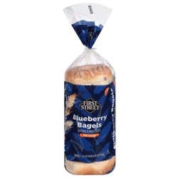 First Street Blueberry Bagels