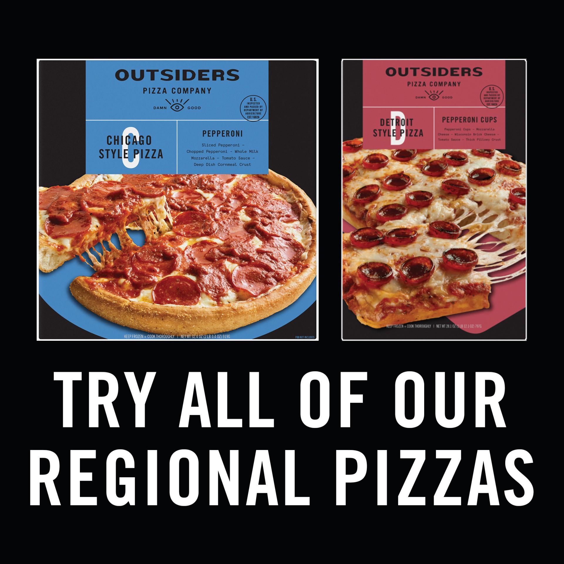 slide 6 of 9, unbranded Detroit Style Four Cheese Frozen Pizza 26.6 oz., 26.6 oz