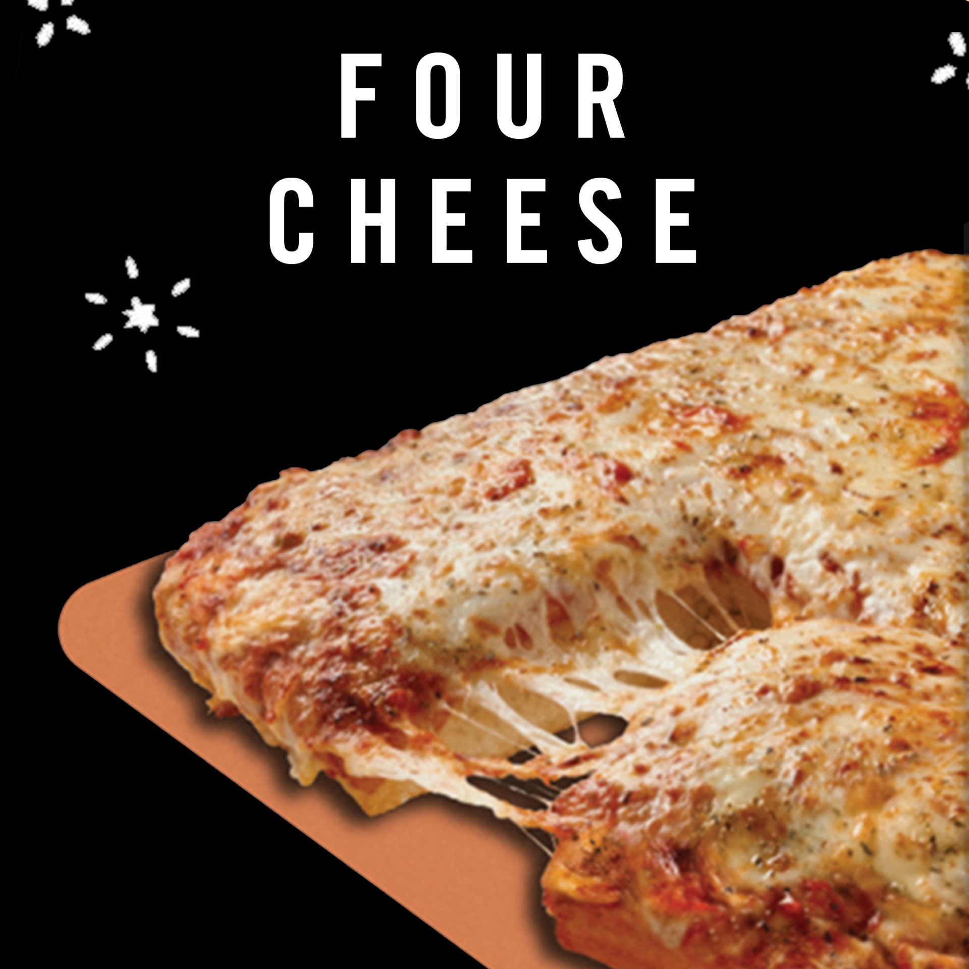 slide 9 of 9, unbranded Detroit Style Four Cheese Frozen Pizza 26.6 oz., 26.6 oz
