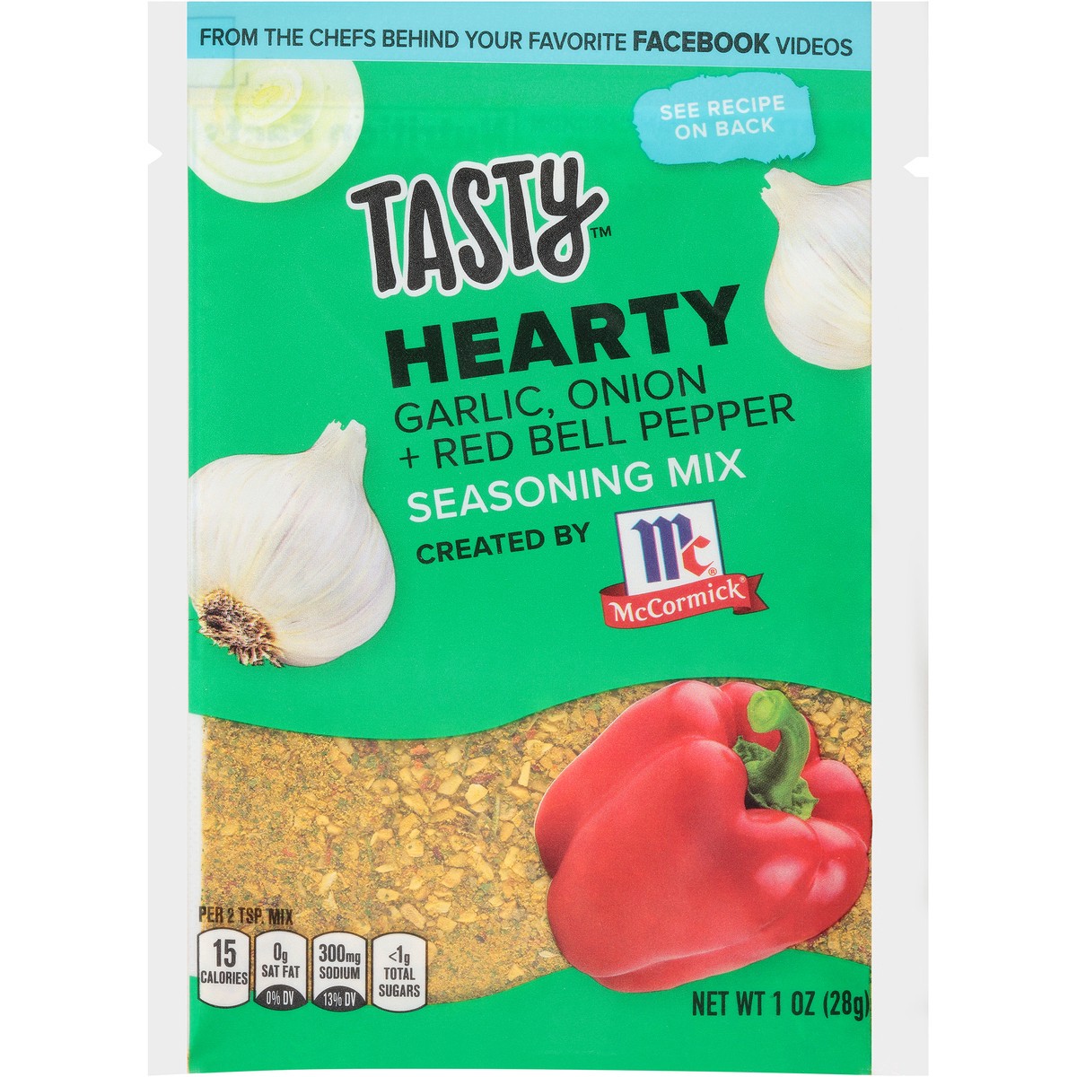 slide 5 of 9, McCormick Hearty Seasoning Mix - Tasty, 1 oz