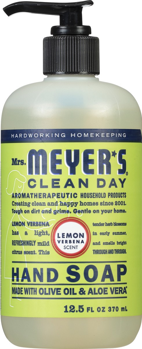 slide 6 of 9, Mrs. Meyer's Hand Soap, Lemon Verbena, 12.5 fl oz