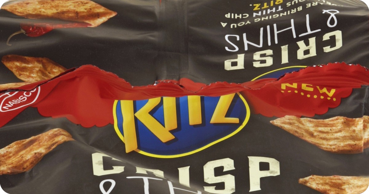 slide 5 of 5, RITZ Crisp & Thins Chips, Smoked Chipotle Flavor, 1 Bag (7.1 oz.), 7.1 oz