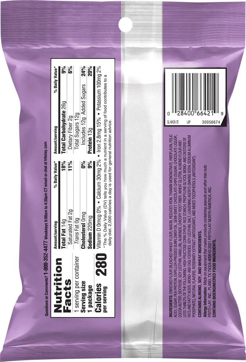 slide 7 of 8, Nut harvest Mini Protein Cookies Chocolate Chip With Almonds 1.99 Oz, 1.99 oz