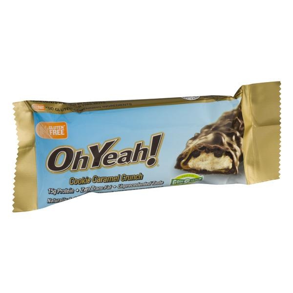 slide 1 of 1, Oh Yeah! Good Grab Cookie Caramel Crunch Bar, 1.59 oz