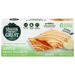 Veggies Made Great Frozen Apple Fruit Pockets - 14.2oz/6ct
