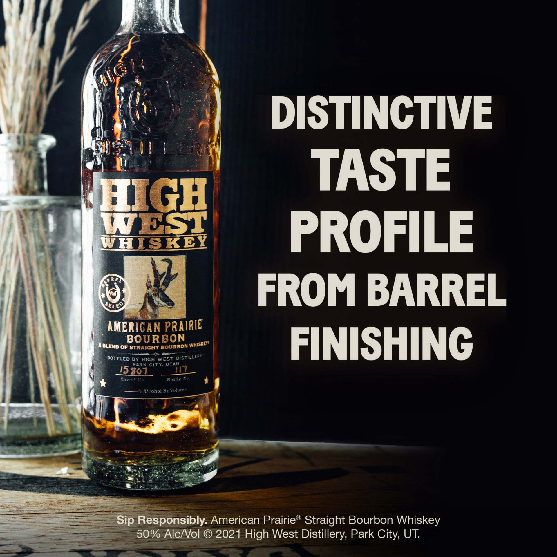 slide 5 of 7, High West Double Rye Barrel Select Whiskey, 750 mL Bottle, 100 Proof, 25.36 fl oz