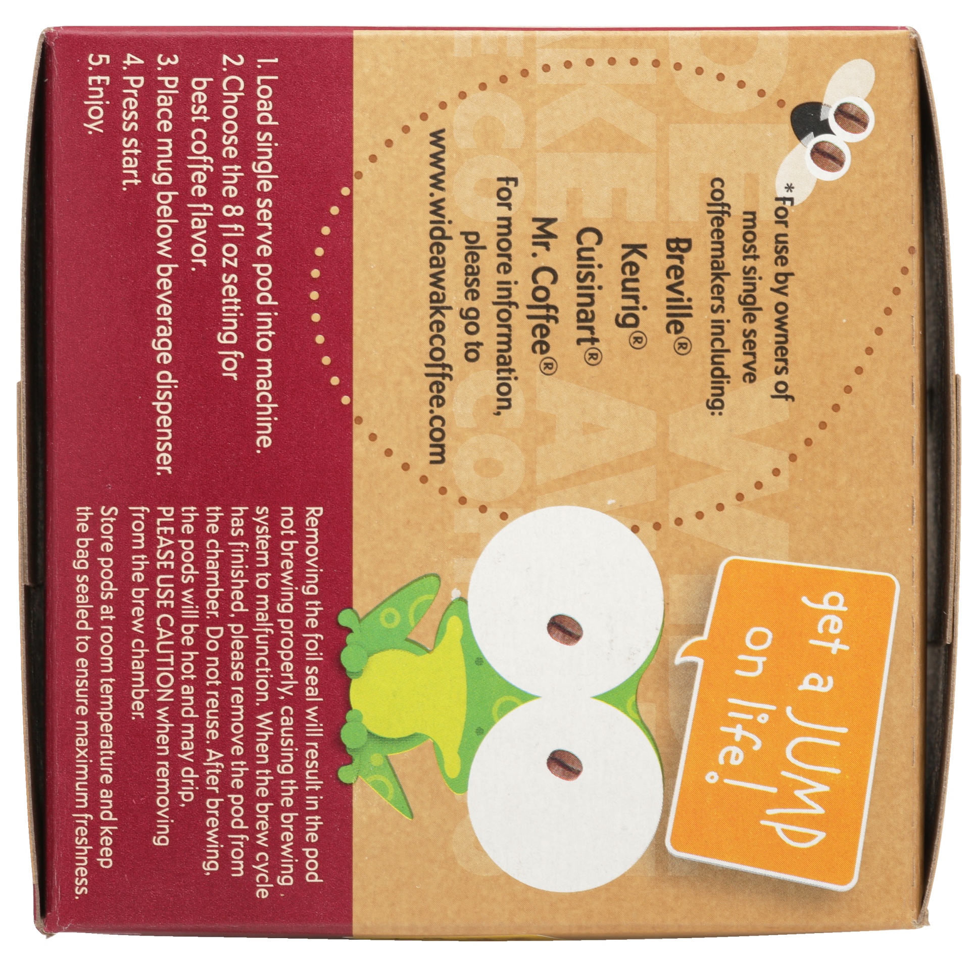 slide 5 of 6, Wide Awake Coffee Co. Single Serve Breakfast Blend Decaf K-Cups, 12 ct