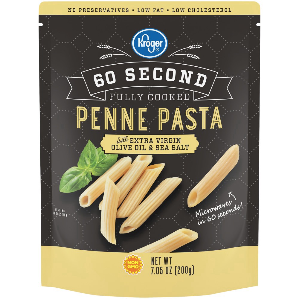 slide 3 of 3, Kroger 60 Second Penne Pasta, 7.05 oz