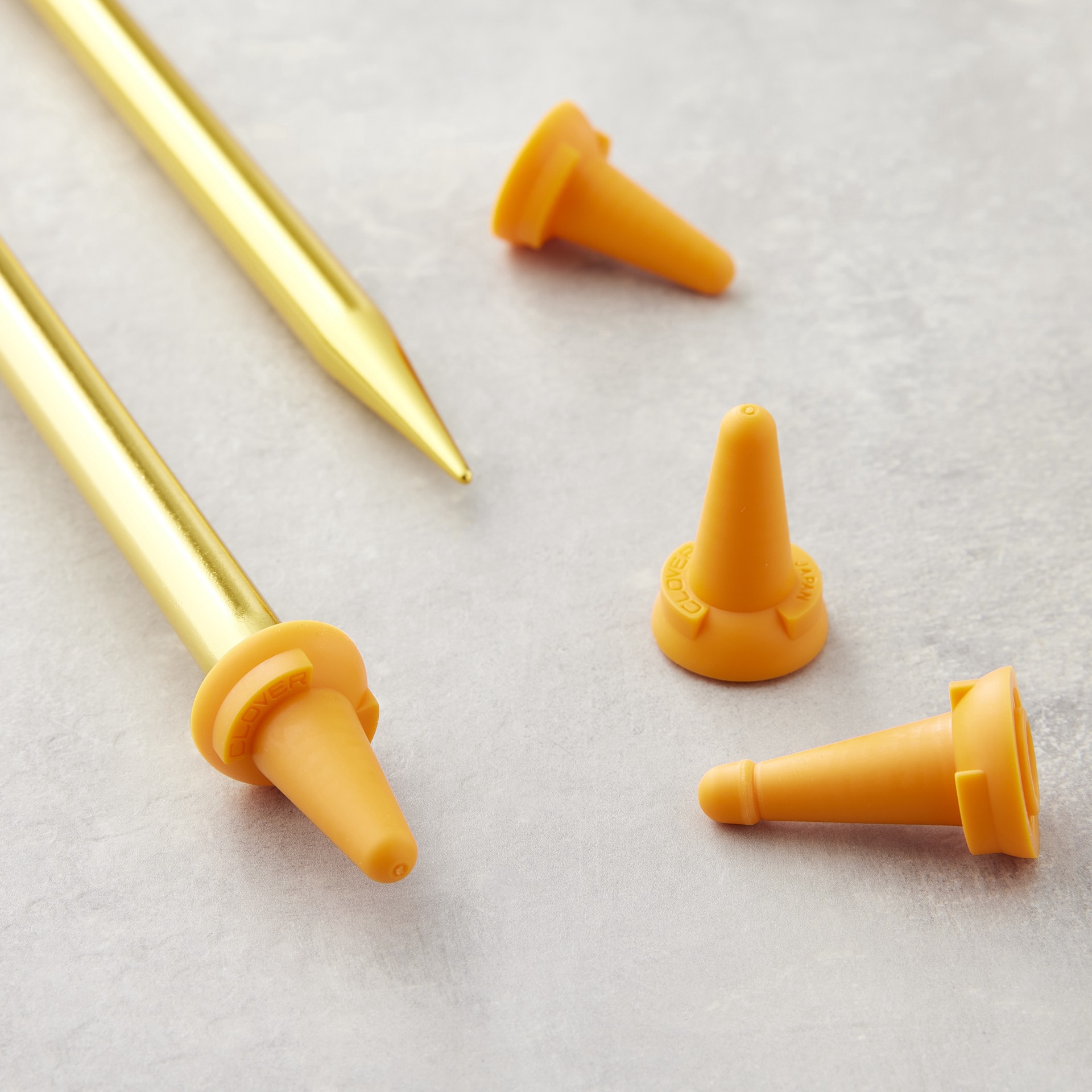 slide 2 of 3, Clover Jumbo Point Protectors, Small, use with needles 11 ct; 15