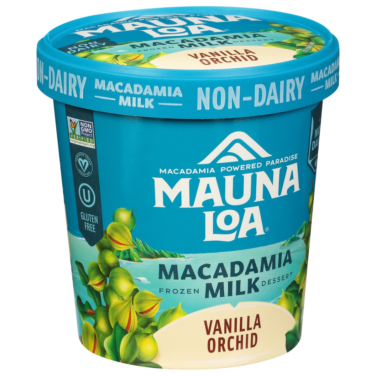 slide 2 of 9, Mauna Loa Non Dairy Macadamia Milk Vanilla Orchid Frozen Dessert 1 pt, 1 pint