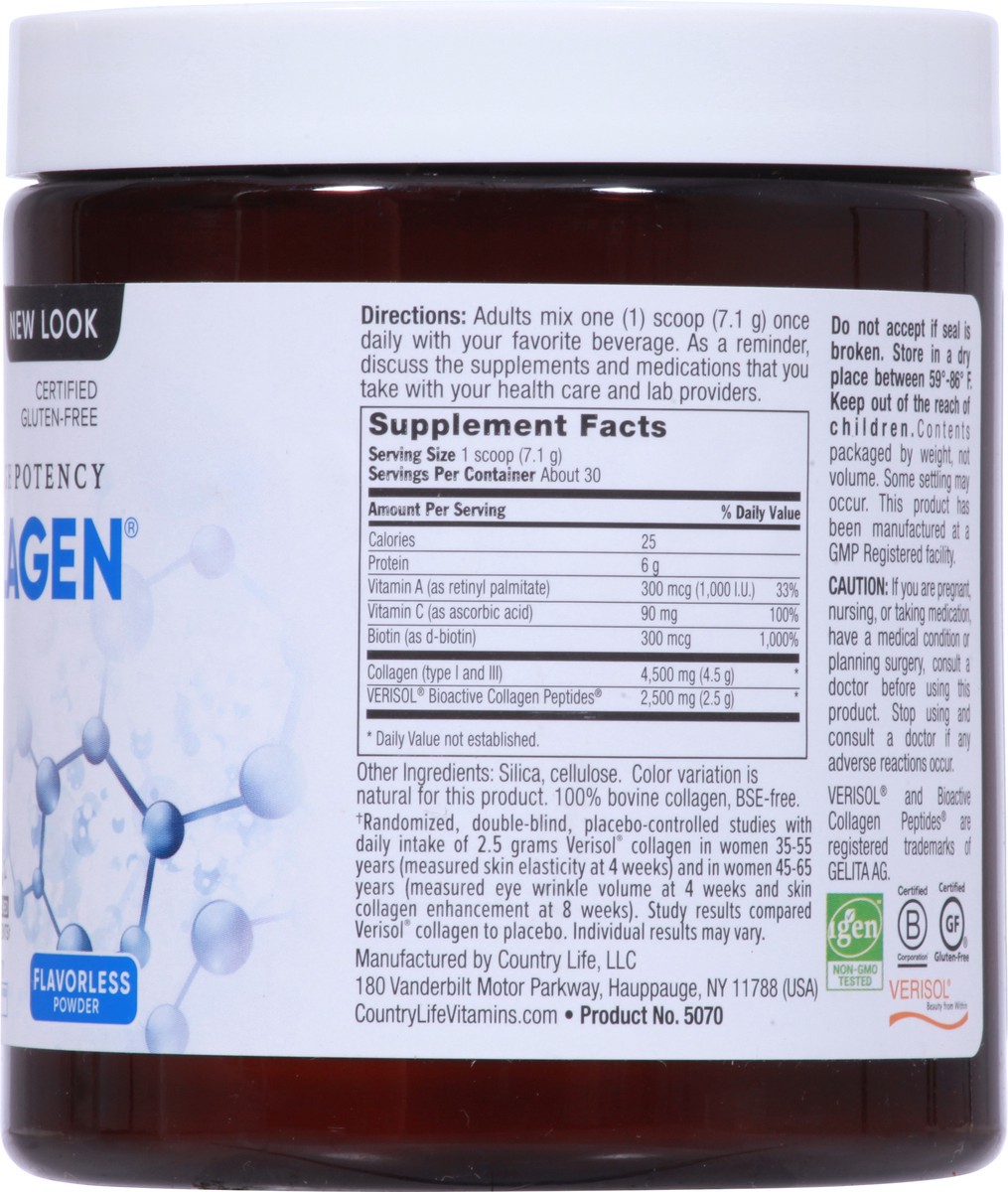 slide 11 of 12, Country Life High Potency Maxi-Collagen 7000 7.5 oz, 7.5 oz
