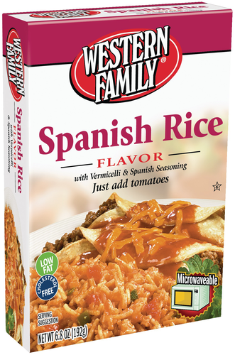 slide 1 of 1, Western Family Instant Spanish Rice, 6.8 oz