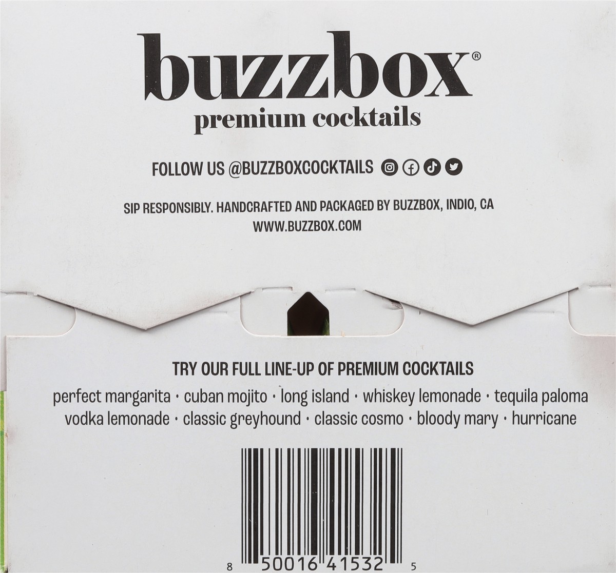 slide 2 of 9, Buzzbox Premium Perfect Margarita Cocktails Carton 4 - 250 ml Cartons, 4 ct; 250 ml