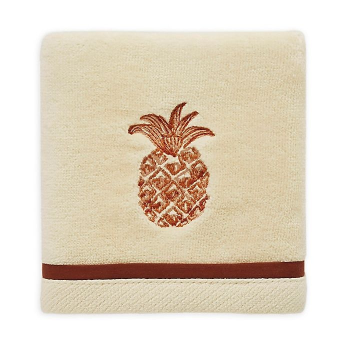 slide 1 of 3, Tommy Bahama Batik Pineapple Raw Sienna Hand Towel, 1 ct