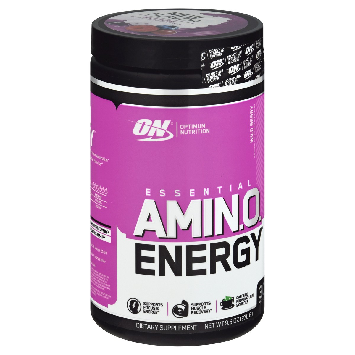 slide 3 of 12, Optimum Nutrition Essential Wild Berry Amino Energy 9.5 oz, 9.5 oz