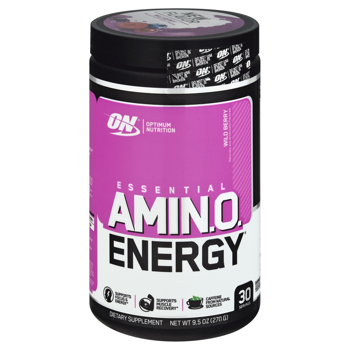 slide 1 of 12, Optimum Nutrition Essential Wild Berry Amino Energy 9.5 oz, 9.5 oz