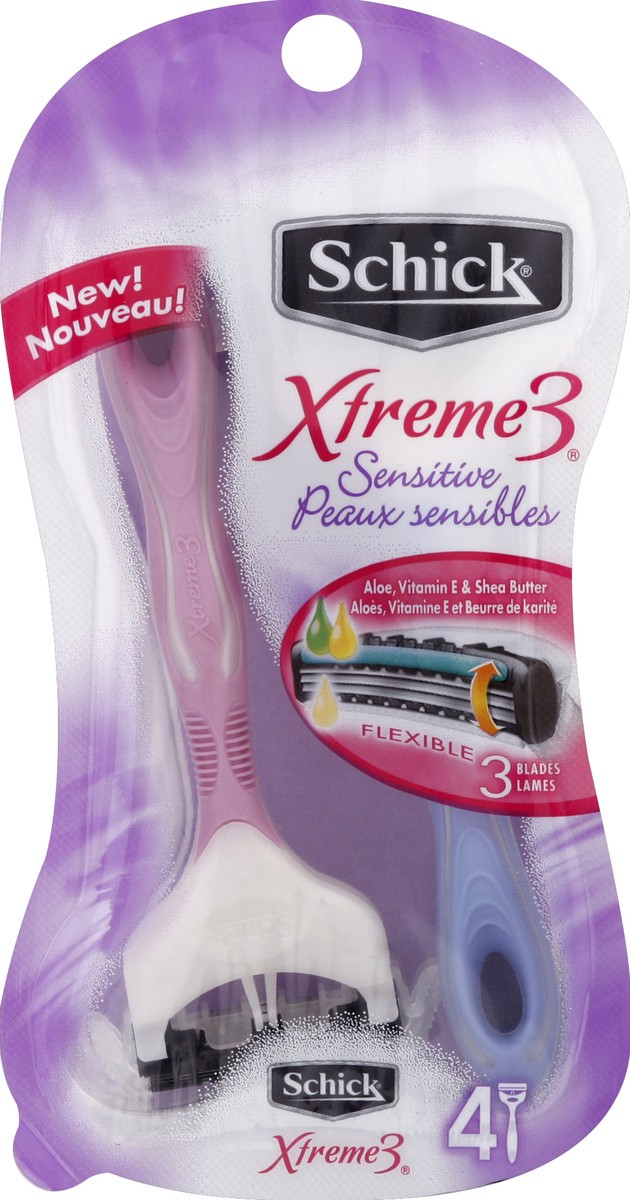 slide 2 of 2, Schick Xtreme3 Comfort Plus For Women Razors, 4 ct