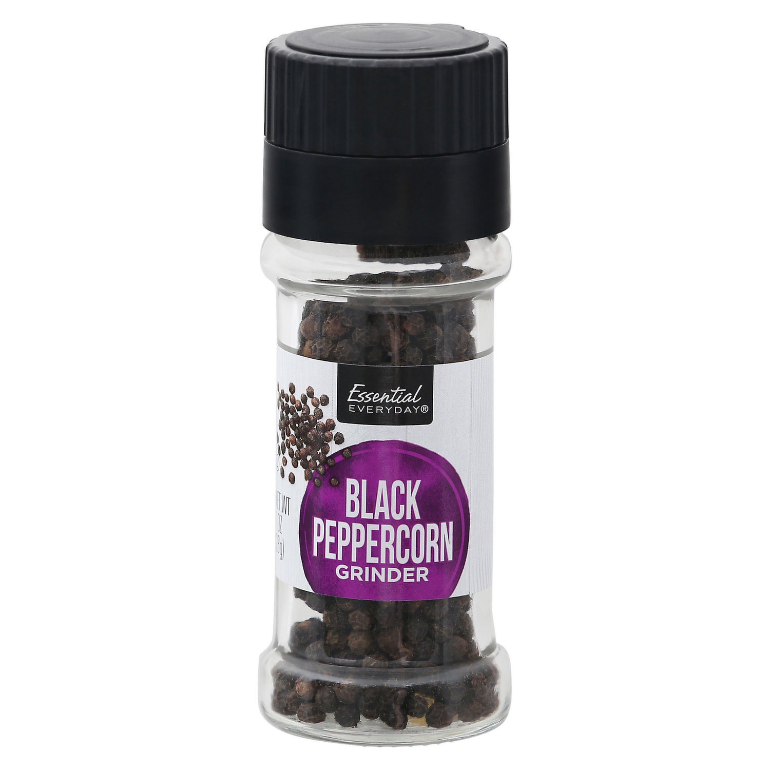 slide 1 of 1, Essential Everyday Black Pepper Grinder, 1 oz