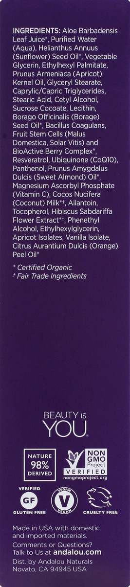 slide 6 of 7, Andalou Naturals Cleansing Milk 6 oz, 6 fl oz
