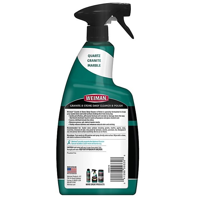 Weiman Granite & Stone Daily Cleaner and Polish 1 ct Shipt