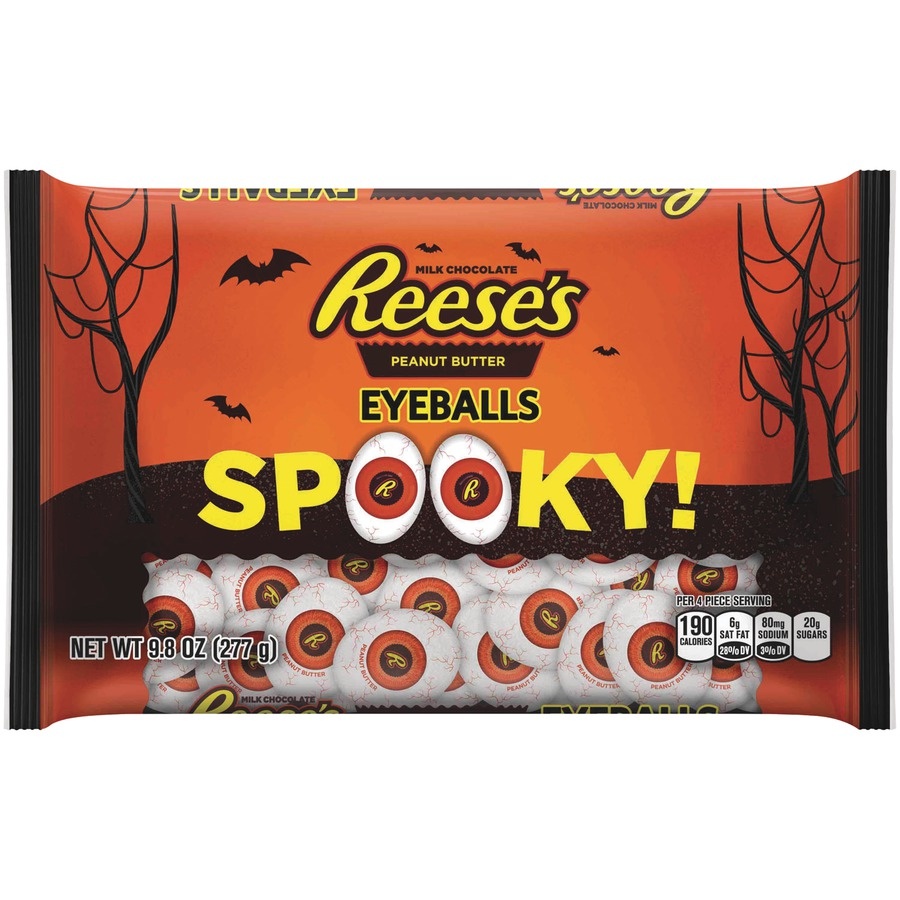 slide 1 of 1, Reese's Halloween Spooky Eyeballs, 9.8 oz