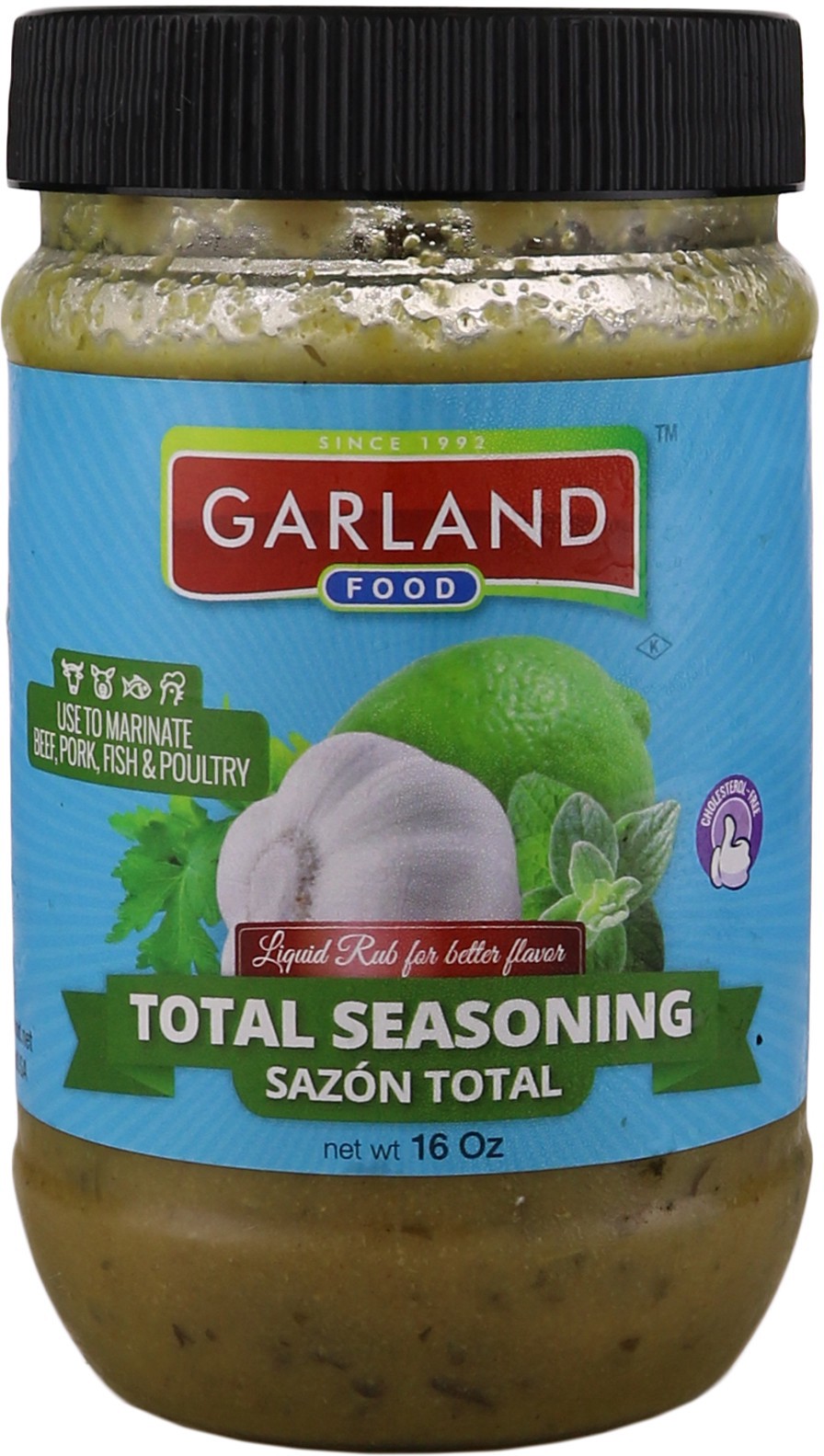 slide 1 of 1, Garland Food Total Seasoning, 16 oz