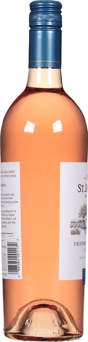 slide 8 of 10, St. James Winery Friendship School Rose 750 ml, 750 ml