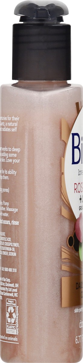 slide 6 of 9, Biore Rose Quartz + Charcoal Cleanser Daily Purifying Cleanser, 6.77 oz