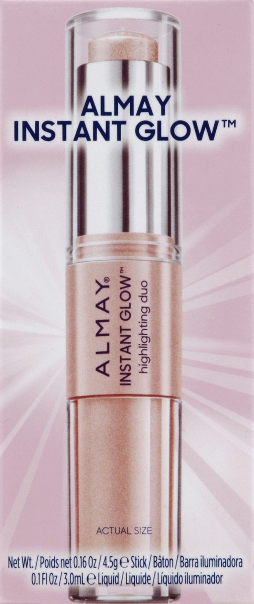 slide 5 of 6, Almay Instant Glow Highlighting Duo 100 Soft Glow, 0.1 fl oz