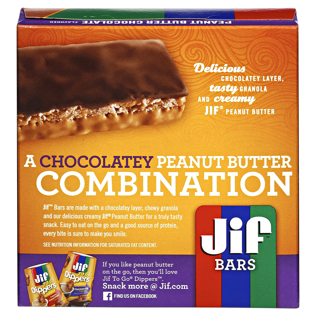 Jif Peanut Butter Chocolate Granola Bars 7 oz Shipt