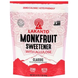 Lakanto Classic Monkfruit Sweetener with Allulose 16 oz