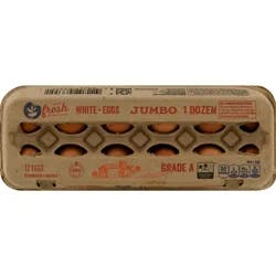 Giant White Eggs Grade A Jumbo