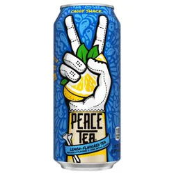 Peace Tea Caddy Shack Iced Tea with Natural Lemon Flavor, 16 fl oz Can