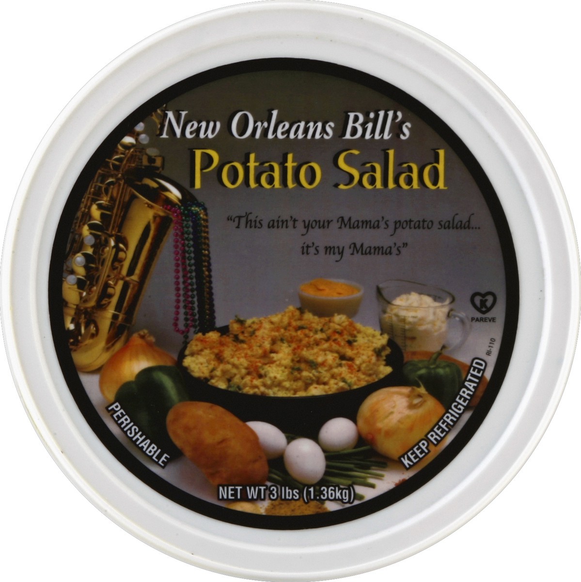 slide 3 of 4, New Orleans Bill Potato Salad 3 lb, 3 lb